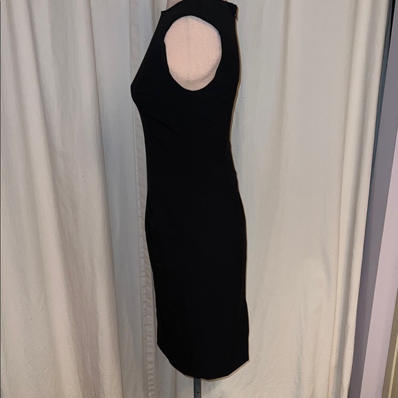 Calvin Klein Black Mini Dress sz 2 tailored lines nwot - Picture 2 of 11